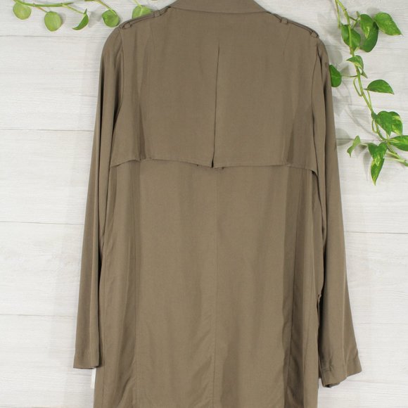 SOLD OUT!!🥰Trouve Drape Front Military Jacket - Picture 2 of 3